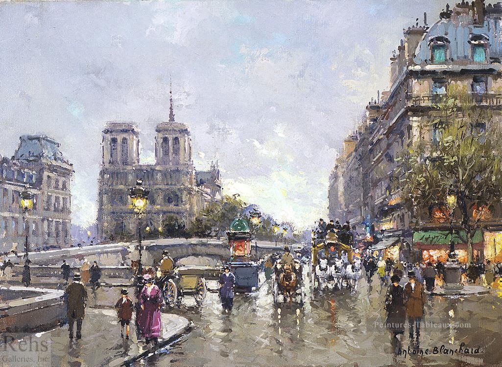 AB Pont Saint Michel Notre Dame Parisien Peintures à l'huile